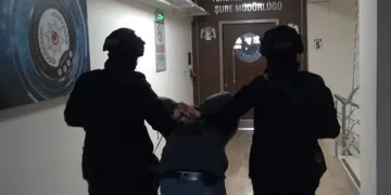 Kontrolden çıkan araç üzüm bağına uçtu
