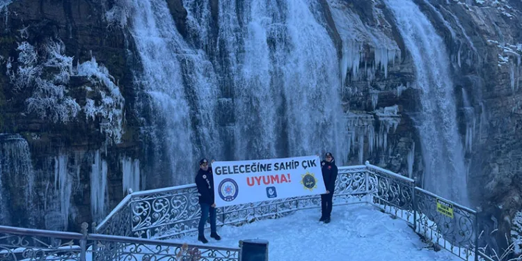 Tortum’da narkotik suçlarla bilgilendirme çalışması yapıldı