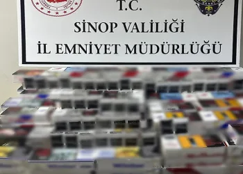 Sinop’ta 24 bin 980 makaron ele geçirildi