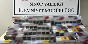 Sinop’ta 24 bin 980 makaron ele geçirildi