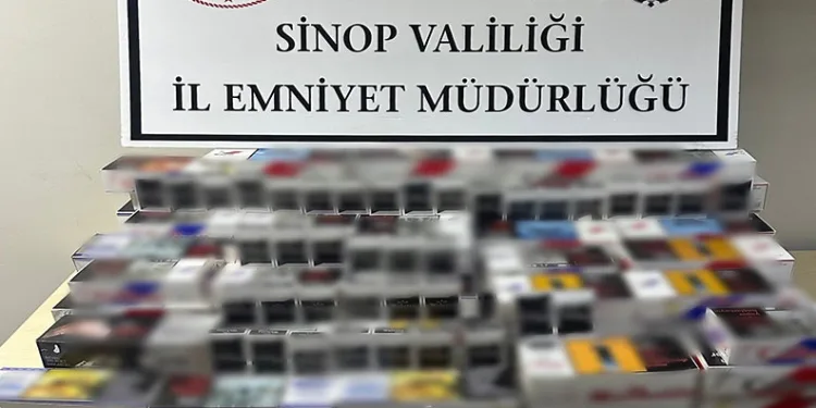 Sinop’ta 24 bin 980 makaron ele geçirildi