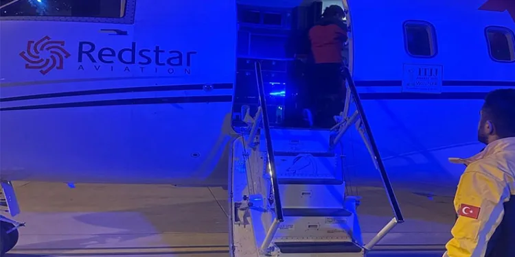Kırıkkale’de bağ evi alev alev yandı