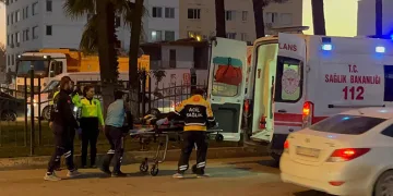 Seyir halindeki tır alev alarak yandı