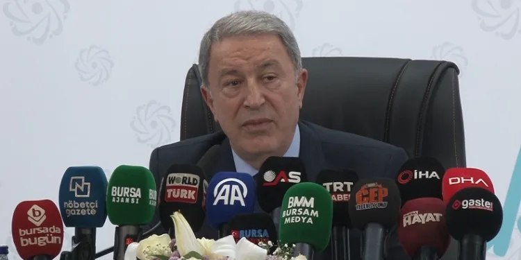Hulusi Akar’dan Bursa’dan Suriye hakkında açıklama