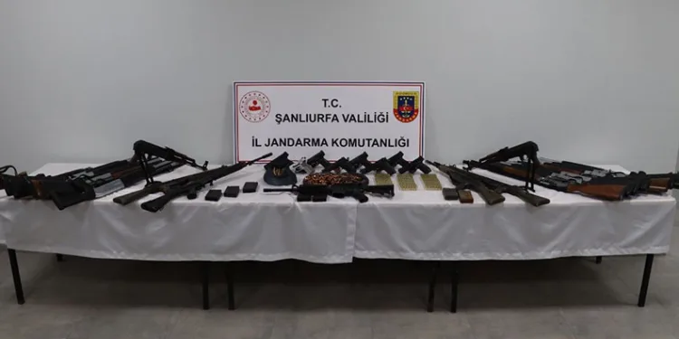 Şanlıurfa’da silah kaçakçılığı operasyonu: 18 gözaltı