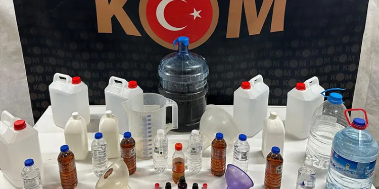 Eskişehir’de yeni yıl öncesinde sahte alkol operasyonu