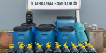 Mersin’de 420 litre sahte içki ele geçirildi