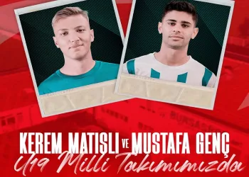 U19 Milli Takıma Bursaspor’dan 2 isim