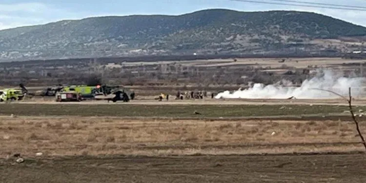 Isparta’da askeri helikopter düştü! 6 personel şehit oldu