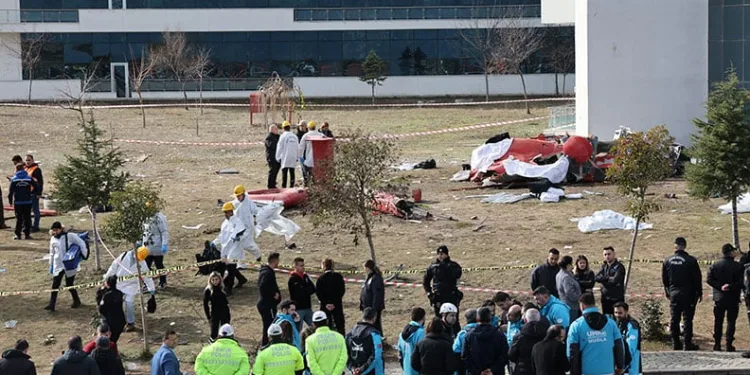 Helikopter kazasında olay yeri incelemesi tamamlandı