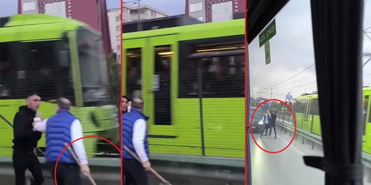 Bursa’da baltalı yol kavgası