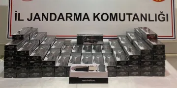 Yozgat’ta gümrük kaçağı akıllı saat ele geçirildi