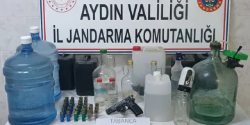 Didim’de yeni yıl öncesi sahte alkol operasyonu