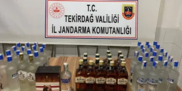 Tekirdağ’da kaçak alkollü içki ve uyuşturucu madde ele geçirildi