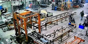 Üzerine 1 tonluk kalıp düşen işçi ağır yaralandı
