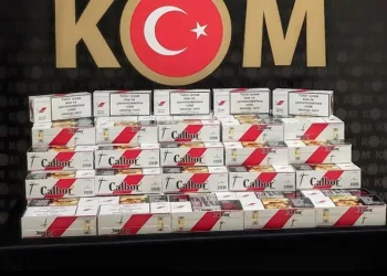 Bayburt’ta 44860 adet makaron ele geçirildi