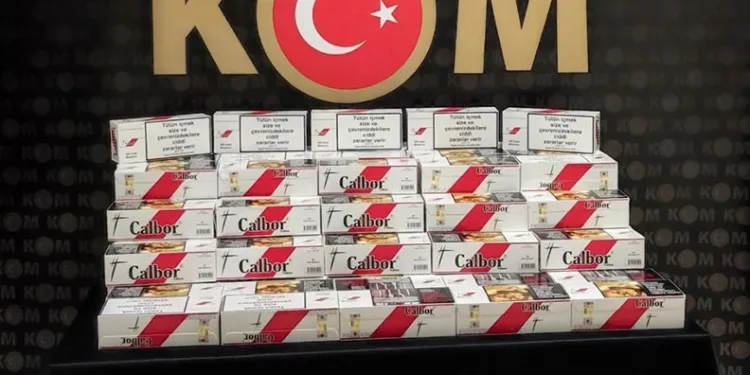Bayburt’ta 44860 adet makaron ele geçirildi