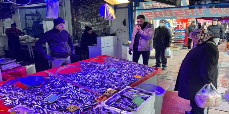 Soğuk havayla balığa rağbet arttı
