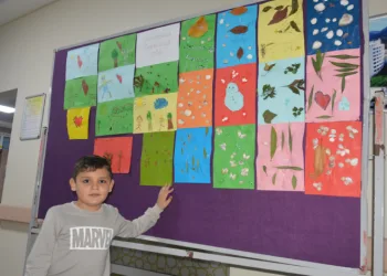 Tedavi gördüğü hastanede sergi açtı
