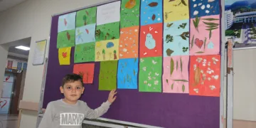 Tedavi gördüğü hastanede sergi açtı