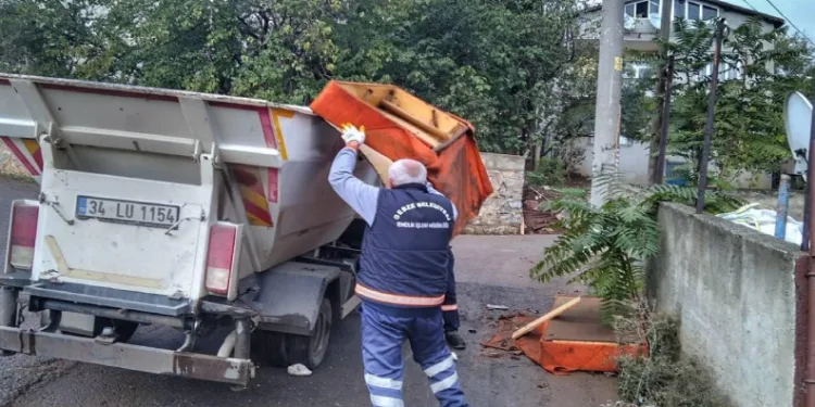 Gebze’de bu yıl tonlarca atık toplandı