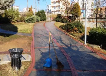 Park ve bahçelerde kış bakım çalışmaları