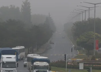 Erzincan güne sisle uyandı