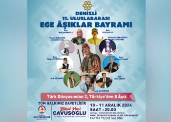 Halk ozanları Denizlililer için çalıp söyleyecek