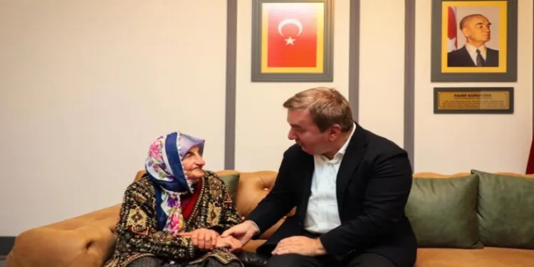 Dilber Nine’den Vali’ye ziyaret