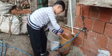 Annesi kaza sonrası ahır işleri ona kaldı