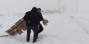 Erzurum polisinden yürekleri ısıtan hareketler