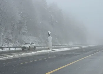 Bolu Dağı’nda kar yağışı sürüyor