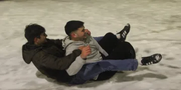 Boztepe beyaz gelinliğini giydi
