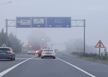 Karayolunda Sis Etkisiyle Trafik Hızı Düştü