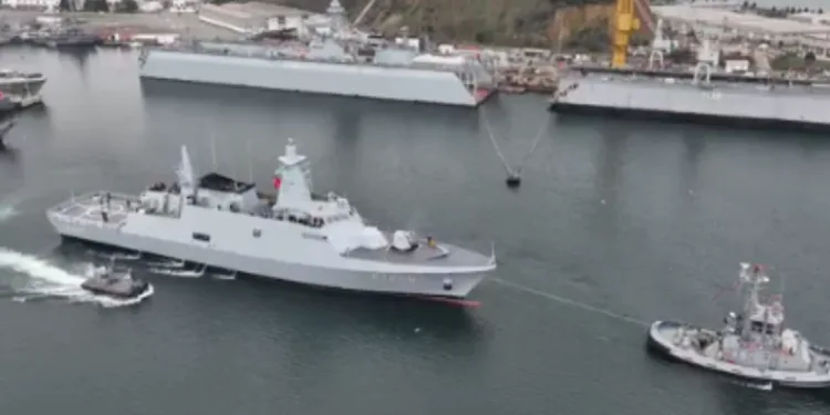 TCG AKHİSAR ilk seyrini gerçekleştirdi