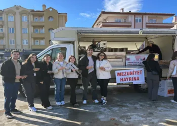 MSKÜ Tıp Fakültesi öğrencisinden mezuniyet lokması