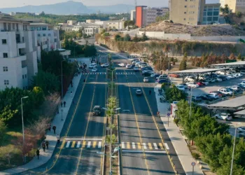 MEÜ Tıp Fakültesi Hastanesi’nin giriş yolu yenilendi