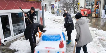 Kardan araba yaptılar