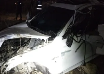 Nevşehir’de otomobil takla attı