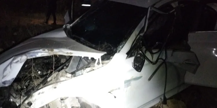 Nevşehir’de otomobil takla attı