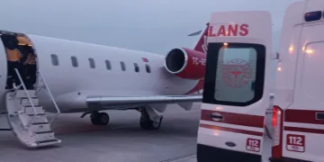 Ambulans uçak Van’a havalandı