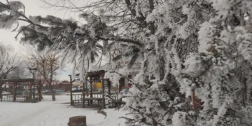 Göle’de hayat dondu, eksi 22 derece