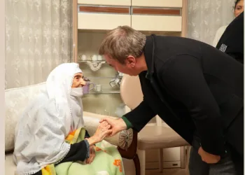 105 yaşındaki kadına sürpriz