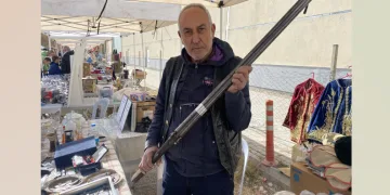 150 yıllık antika tüfek