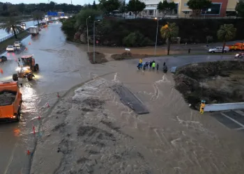 Manavgat’ta yoğun yağış etkili oldu