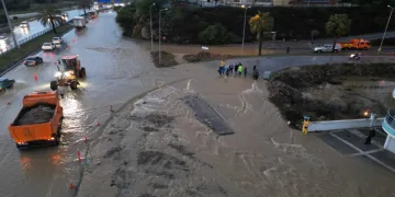 Manavgat’ta yoğun yağış etkili oldu