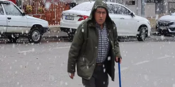 Çameli beyaza büründü