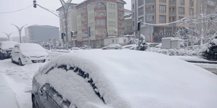 Hakkâri’de kar yağışı