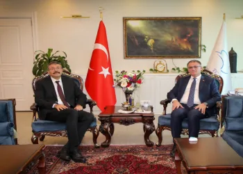 Vali Çelik’ten Vali Balcı’ya ziyaret