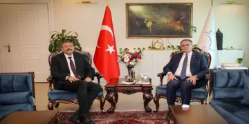 Vali Çelik’ten Vali Balcı’ya ziyaret